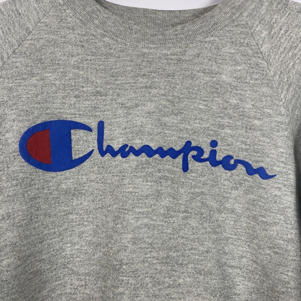 Rare 80s Vintage Champion X Fruit‎ of the Loom Tag Crewneck - Picture 4 of 6